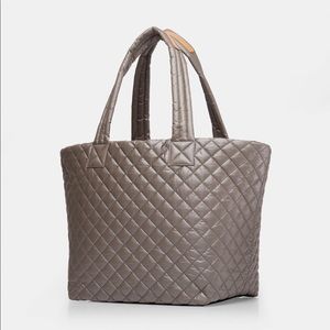 MZ Wallace Large Metro Tote in Sable Metallic